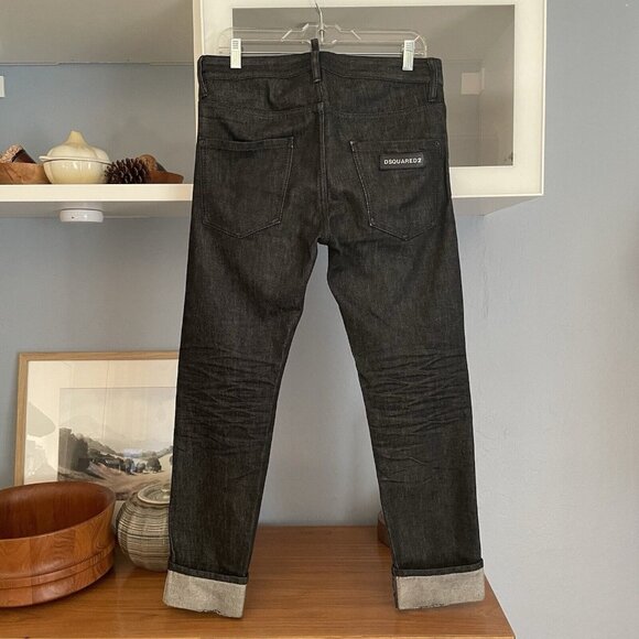 DSQUARED2 Mens Cool Guy Selvedge Denim Jeans Sz 44 Slim Straight - 31" waist - Picture 3 of 12